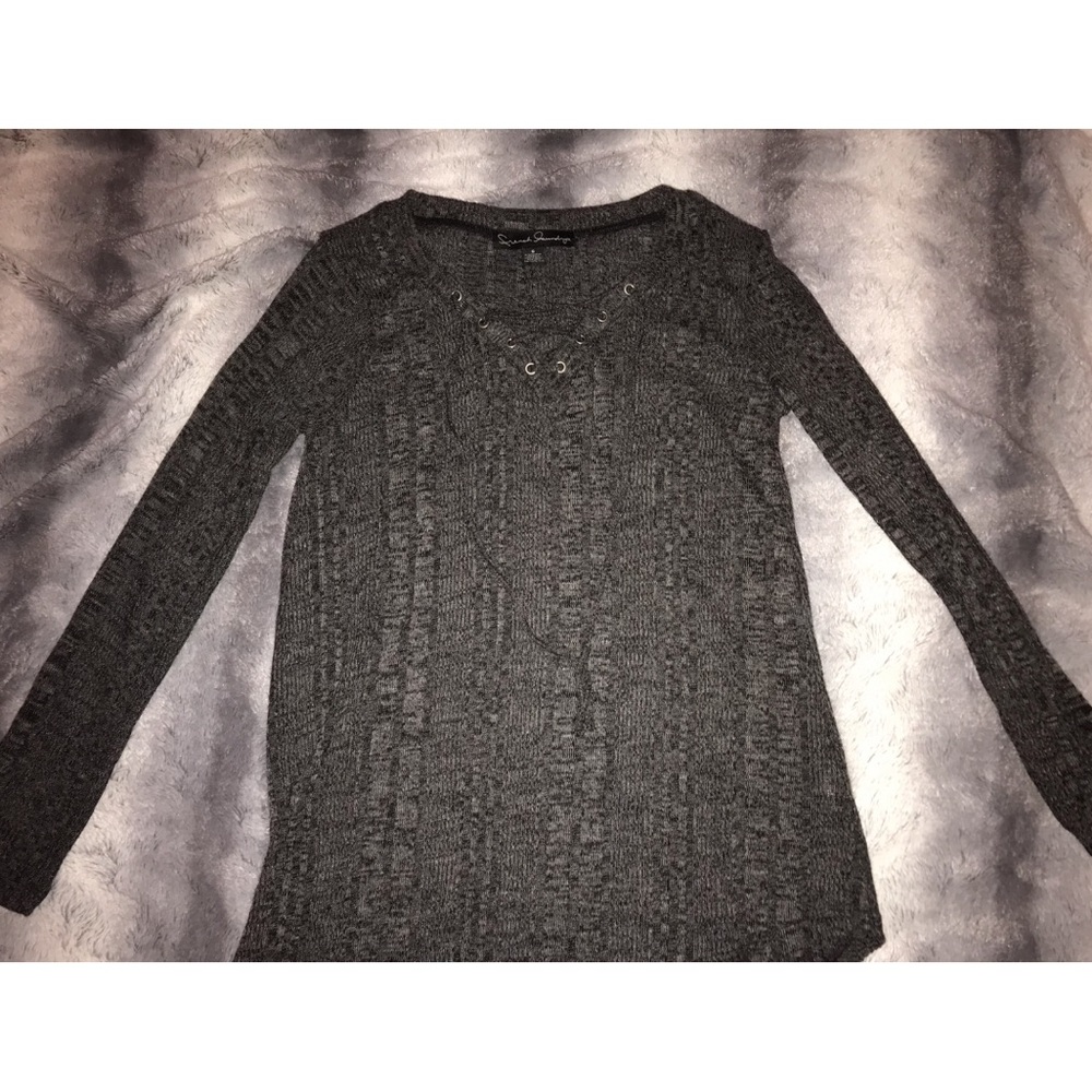 Black Speckled Long Sleeve